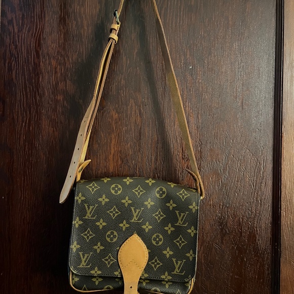 Louis Vuitton Cartouchiere PM browns monogram shoulder bag - Picture 1 of 14